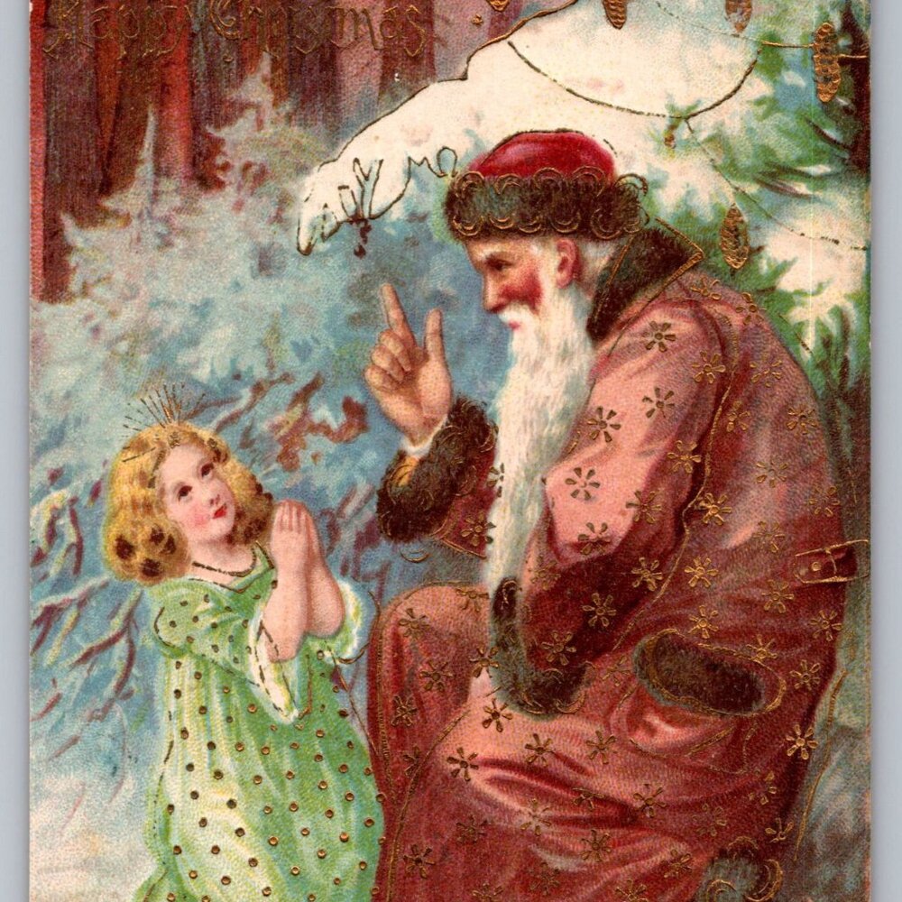 Posted       Tuck's Post Card A Happy Christmas No 8620  #1027